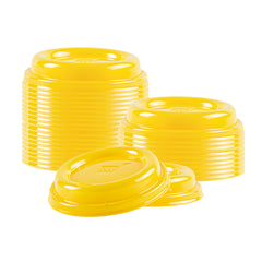 Restpresso Yellow Plastic Coffee Cup Lid - Fits 8, 12, 16 and 20 oz - 500 count box