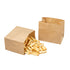 Bag Tek Kraft Paper Large Snack Bag - 4 1/4" x 2 1/2" x 3 3/4" - 100 count box