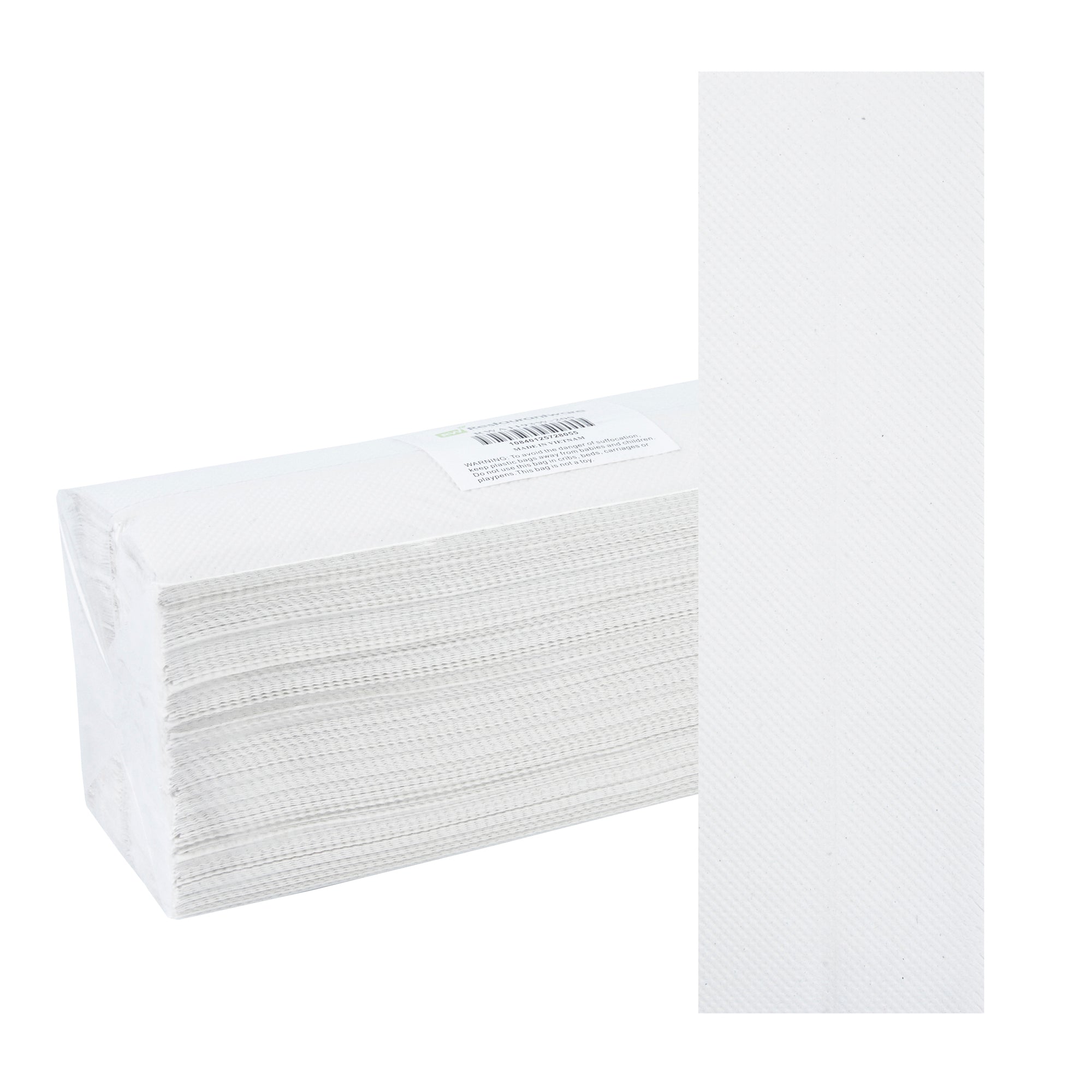 Clean Tek Professional White C-Fold Paper Towel - 1-Ply - 11 1/2" x 9 1/2" - 2400 count box