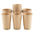 Sustain 16 oz Kraft Paper Coffee Cup - PLA Lining, Compostable, Single Wall - 3 1/2" x 3 1/2" x 5 1/2" - 1000 count box