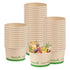 Sustain 12 oz Round Bamboo Paper To Go Cup - with PLA Lining, Compostable - 4" x 4" x 2 1/4" - 200 count box