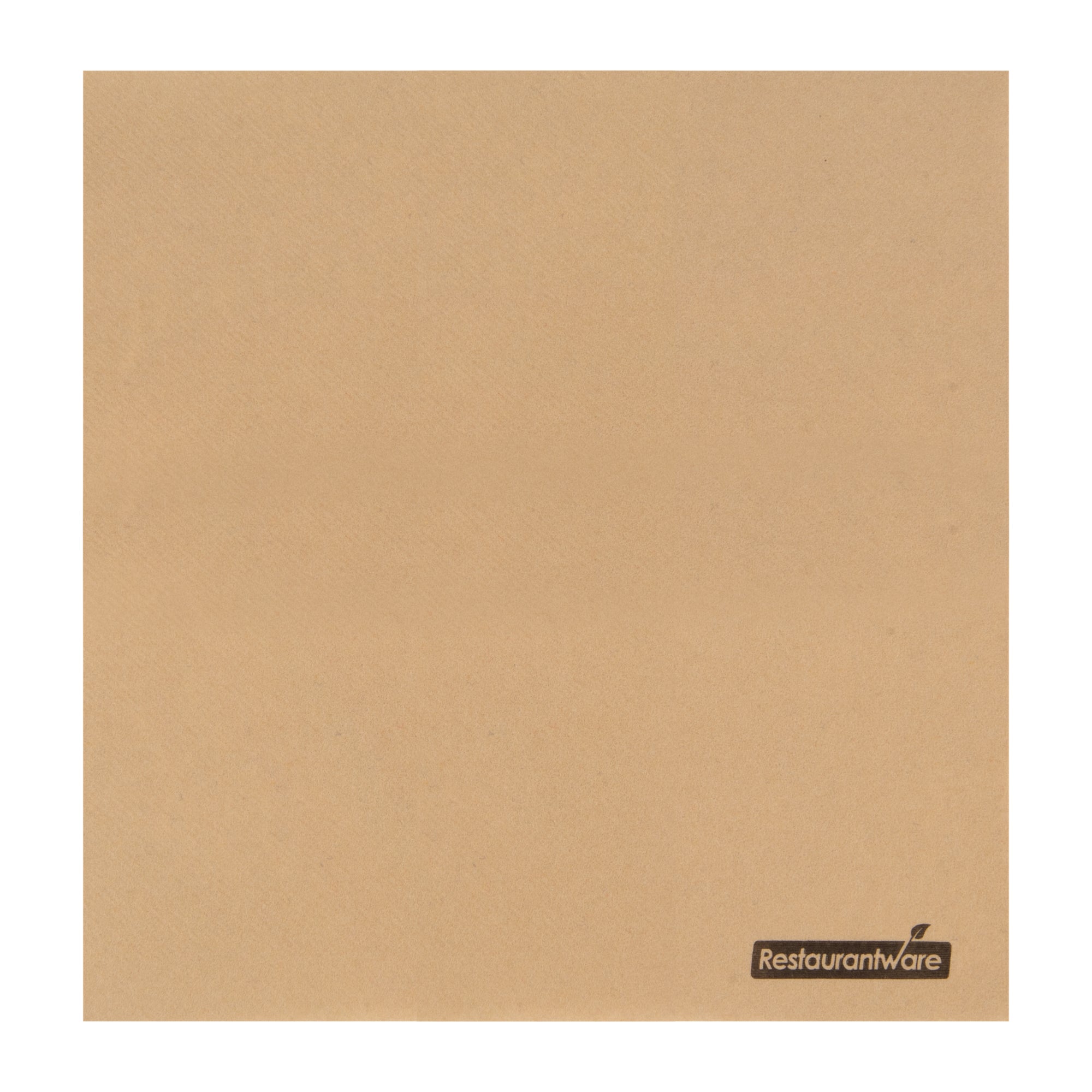 Luxenap Square Kraft Paper Linen-Feel Cocktail Napkin - Air Laid - 9 1/2" x 9 1/2" - 1600 count box