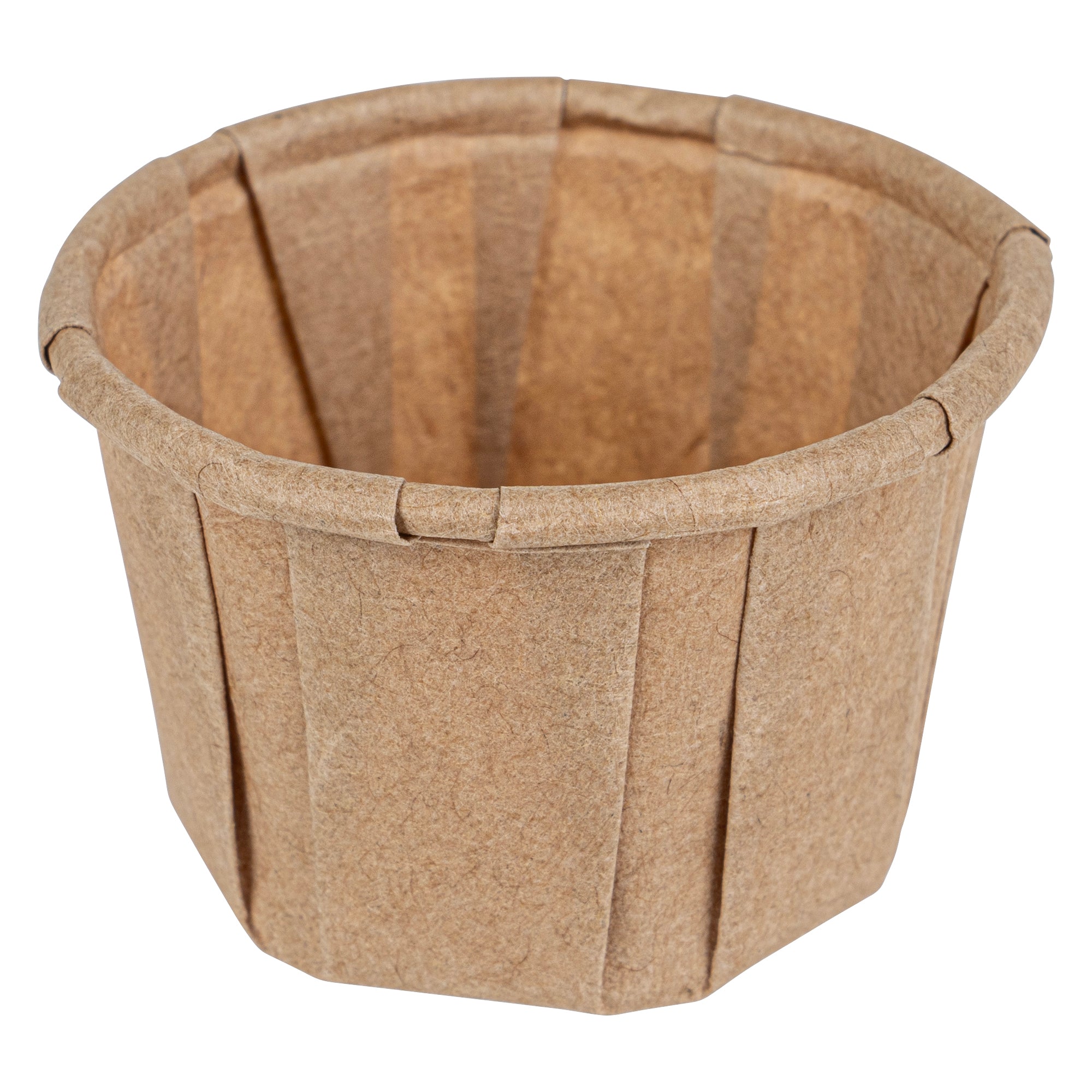 Sustain 1 oz Kraft Paper Portion Cup - Compostable - 2000 count box