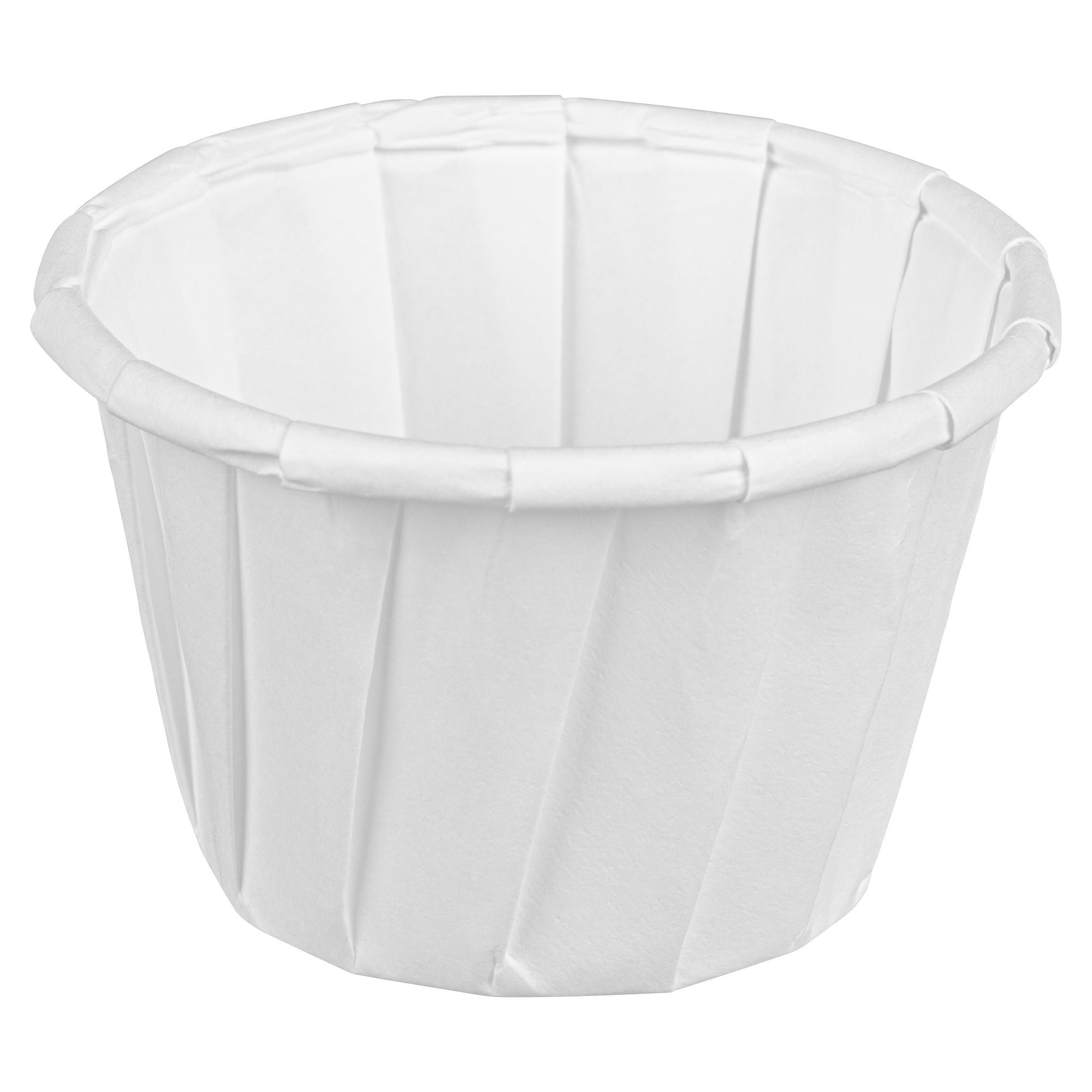 Sustain 1.25 oz White Paper Portion Cup - Compostable - 2000 count box