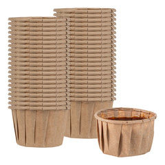 Sustain 1.5 oz Kraft Paper Portion Cup - Compostable - 100 count box