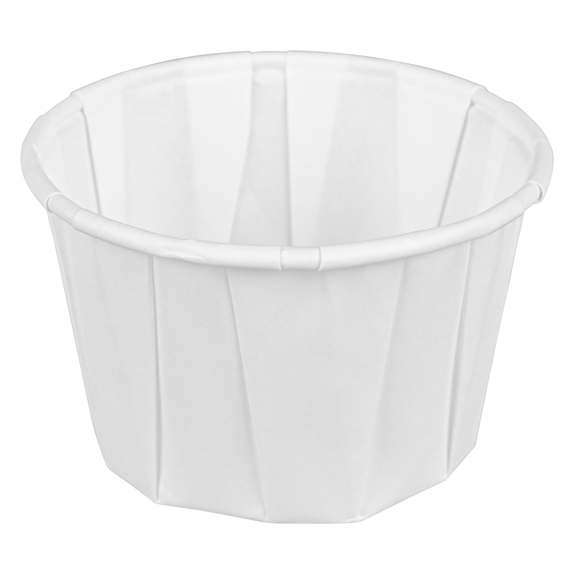 Sustain 2 oz White Paper Portion Cup - Compostable - 2000 count box