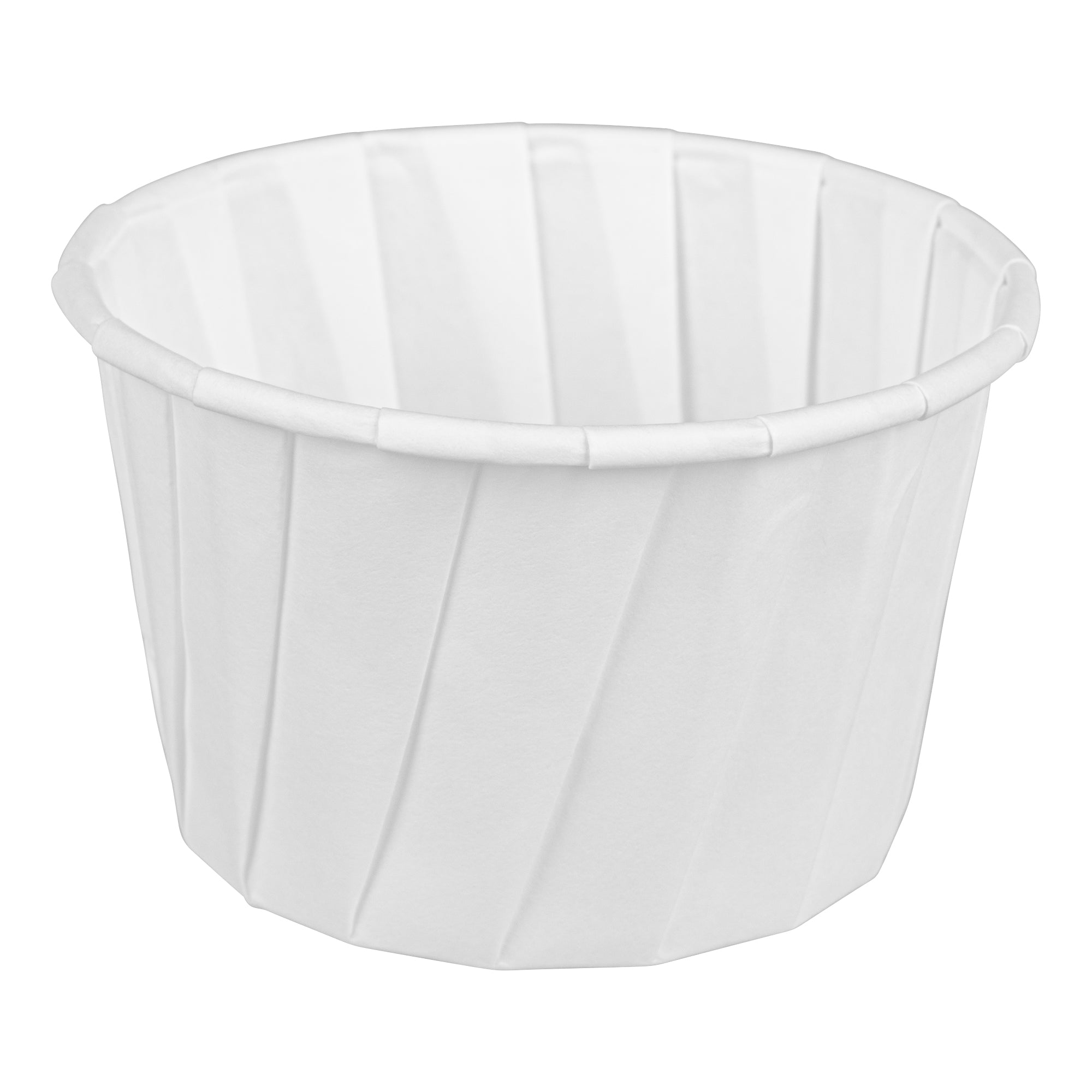 Sustain 3.25 oz White Paper Portion Cup - Compostable - 2000 count box