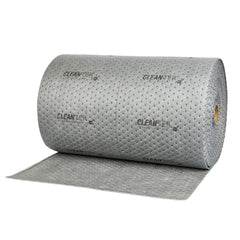 Clean Tek Professional Gray Universal Sorbent Roll - Extra Duty, Perforated - 150' x 30