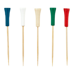 Assorted Bamboo Golf Tee Pick - 4