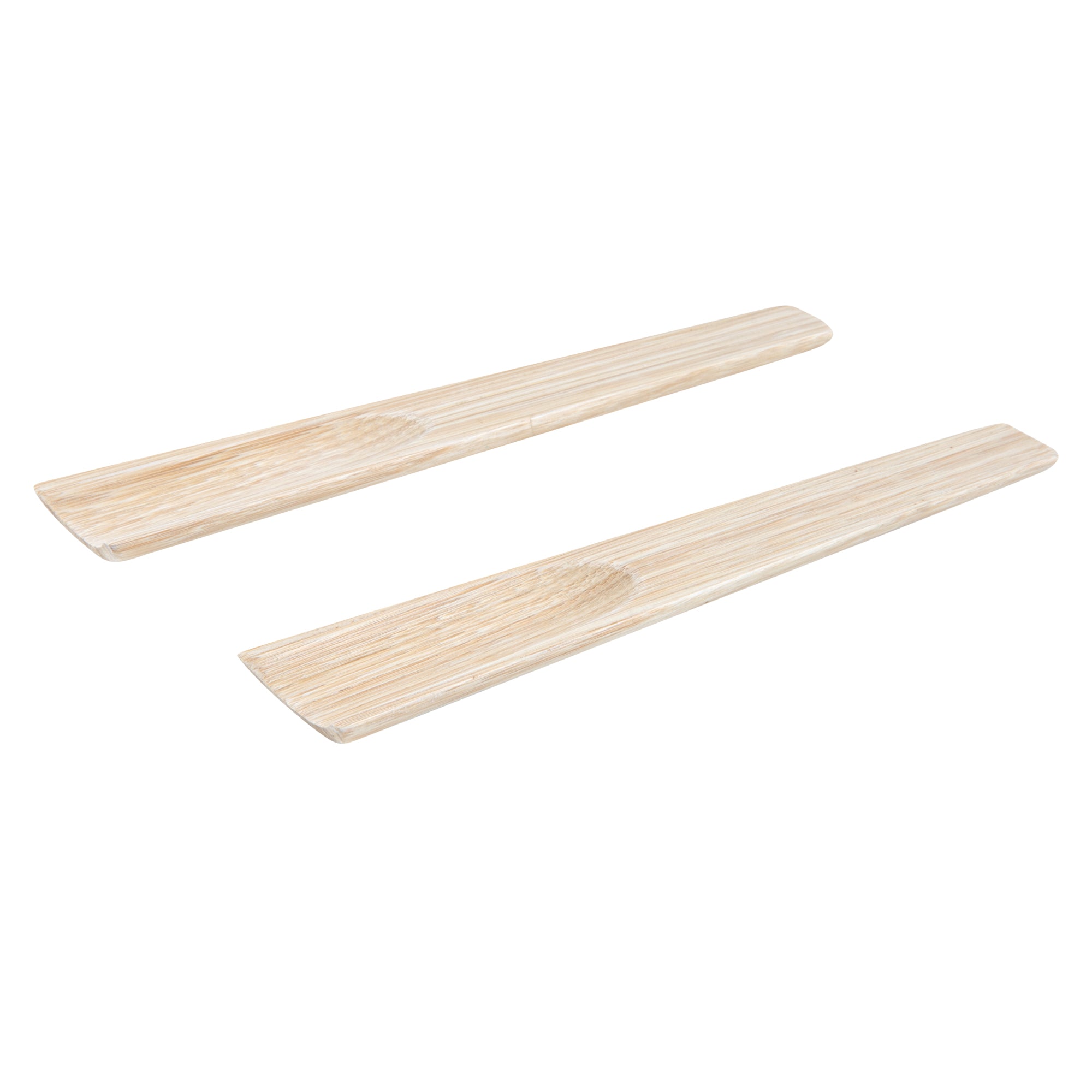 Bambuddha Natural Spun Bamboo 2-Piece Salad Server Set - 9 3/4" - 1 count box