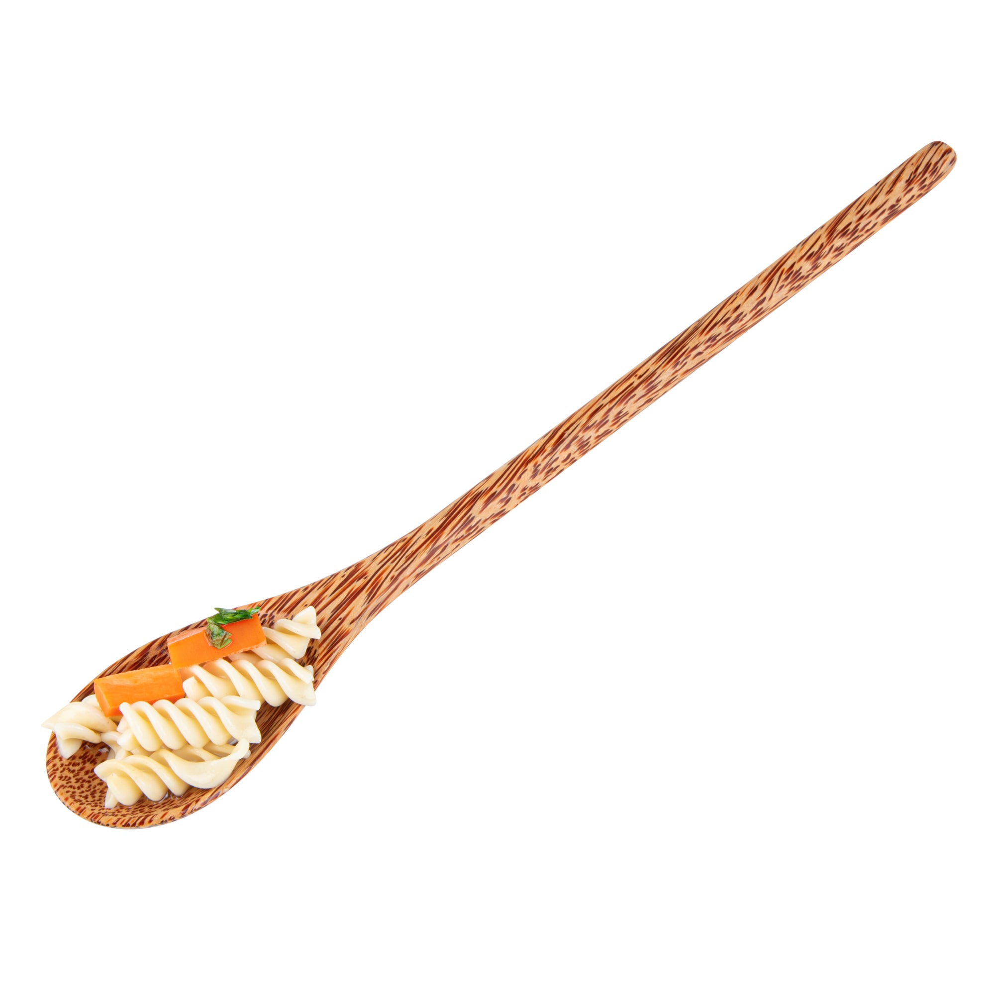 Coco Casa Natural Handmade Long Handled Coconut Spoon - 14 1/4" x 2" x 3 1/4" - 1 count box