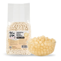 Tea Tek 6 lb White / Crystal Tapioca Boba Pearls - 6 count box