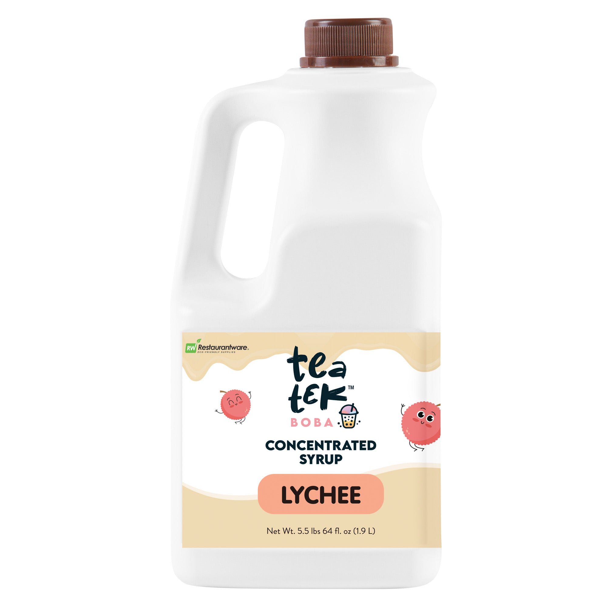 Tea Tek 64 fl. oz Concentrated Syrup - Lychee - 6 count box