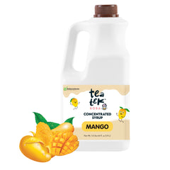 Tea Tek 64 fl. oz Concentrated Syrup - Mango - 6 count box