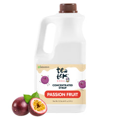 Tea Tek 64 fl. oz Concentrated Syrup - Passion Fruit - 6 count box