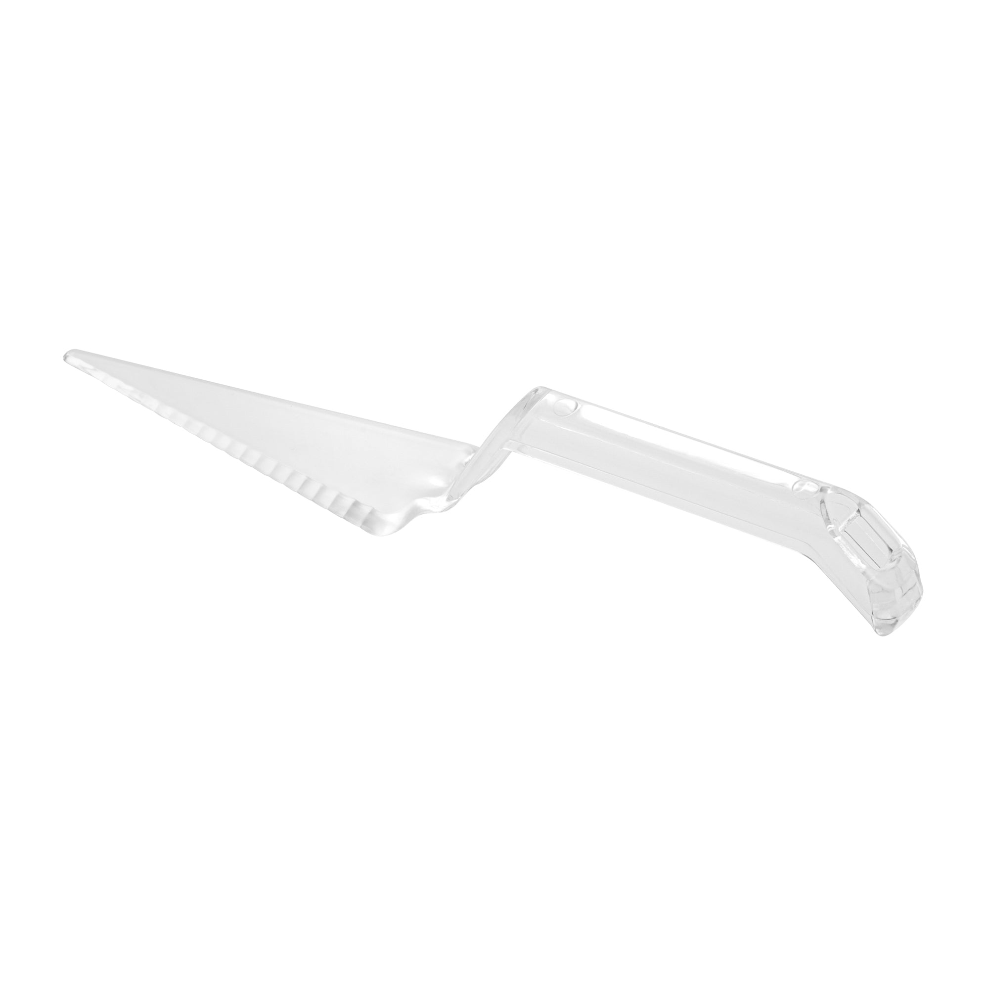 Cater Tek Clear Plastic Cake Server - Recyclable - 10" x 2" x 1" - 100 count box