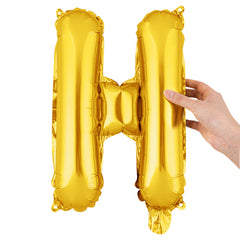 Balloonify Gold Mylar Letter H Balloon - 16