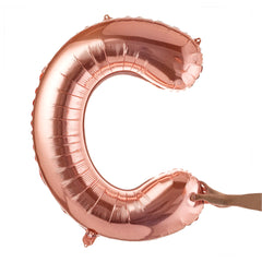 Balloonify Rose Gold Mylar Letter C Balloon - 40