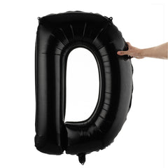 Balloonify Black Mylar Letter D Balloon - 40