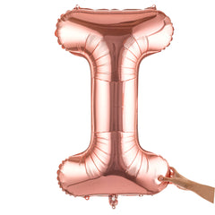 Balloonify Rose Gold Mylar Letter I Balloon - 40