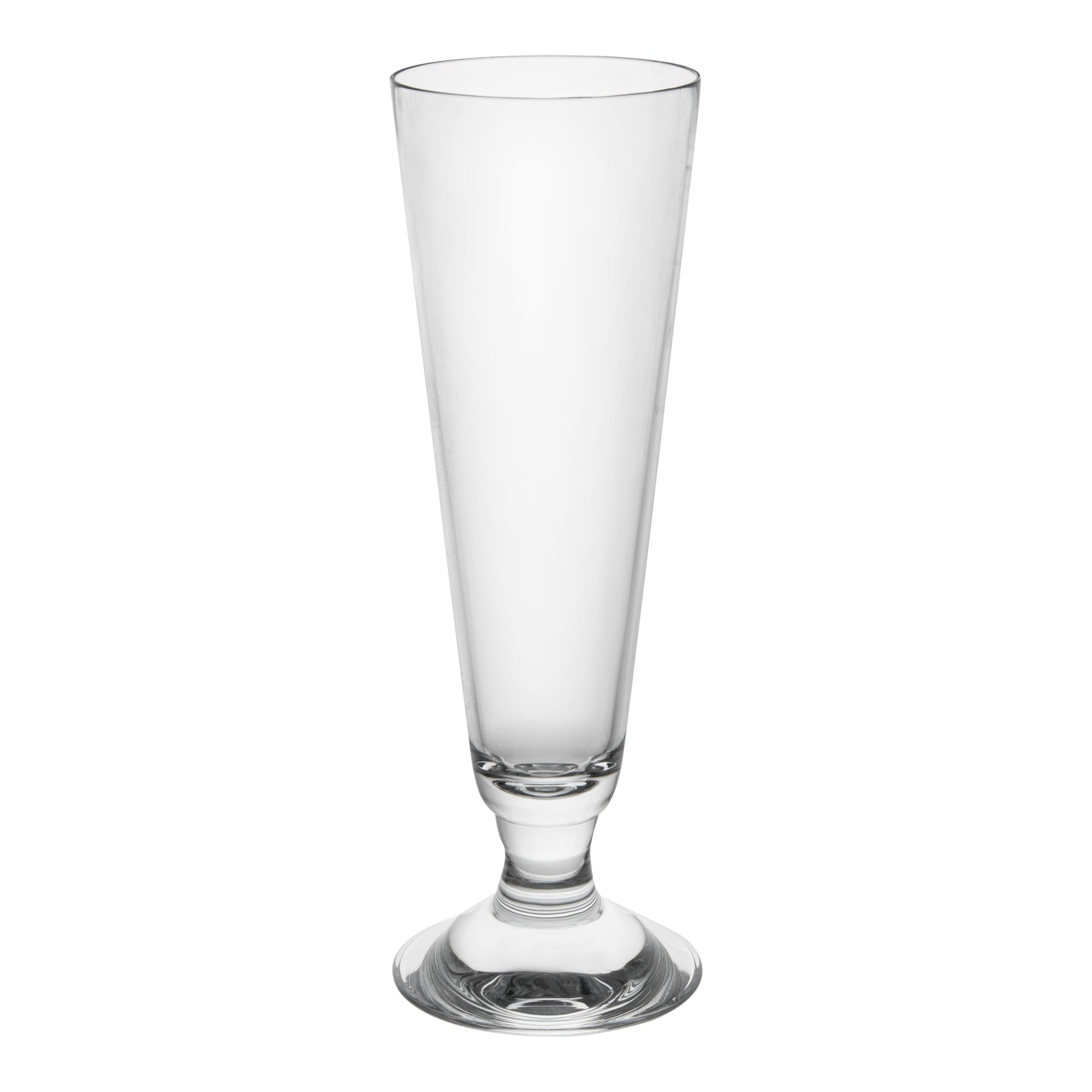 Bev Tek 14 oz Polycarbonate Pilsner Beer Glass - 3 1/4" x 3 1/4" x 9 1/4" - 6 count box