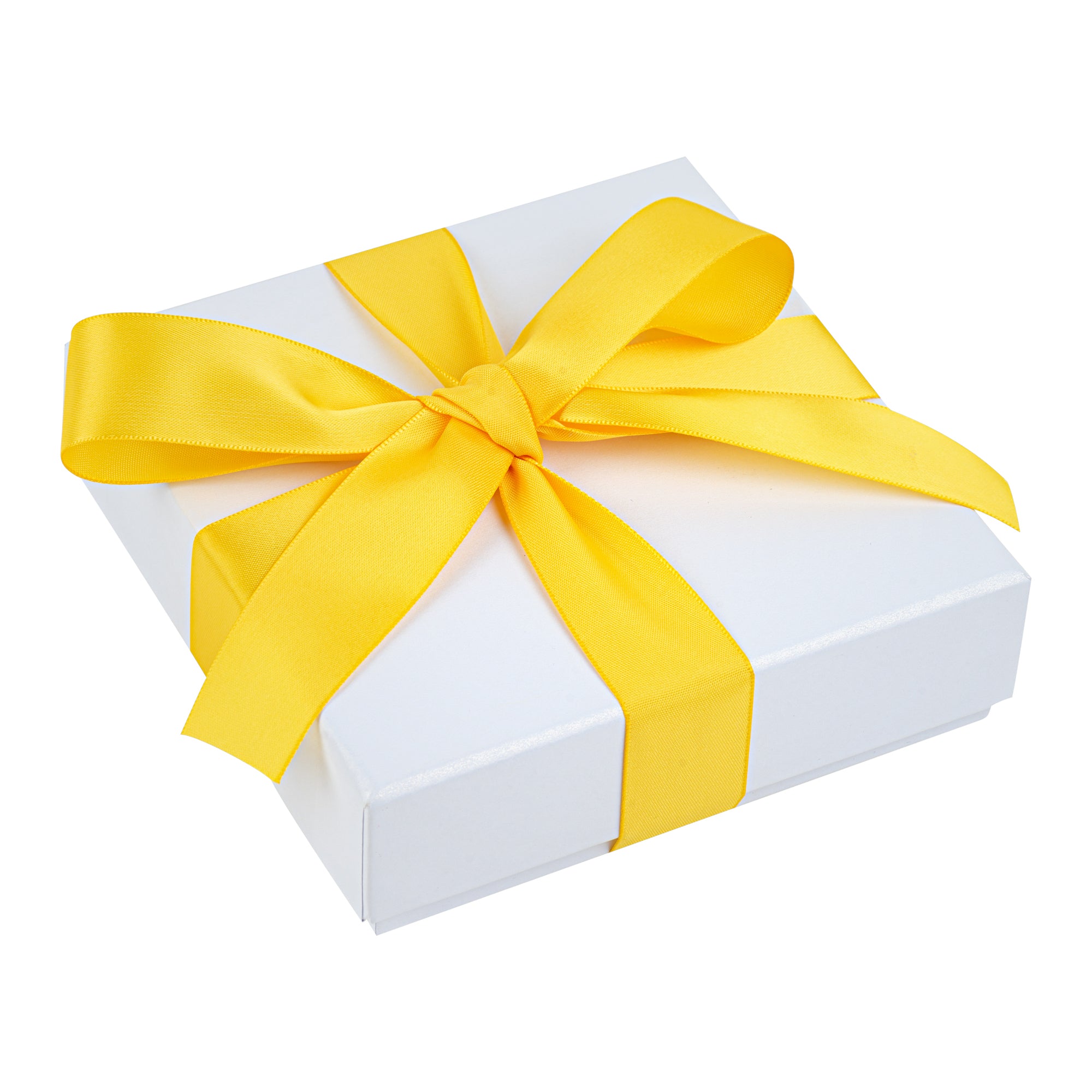 Gift Tek Yellow Polyester Satin Ribbon - Single Face - 1" x 10 yds - 1 count box