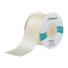 Gift Tek Ivory White Polyester Satin Ribbon - Single Face - 1 1/2