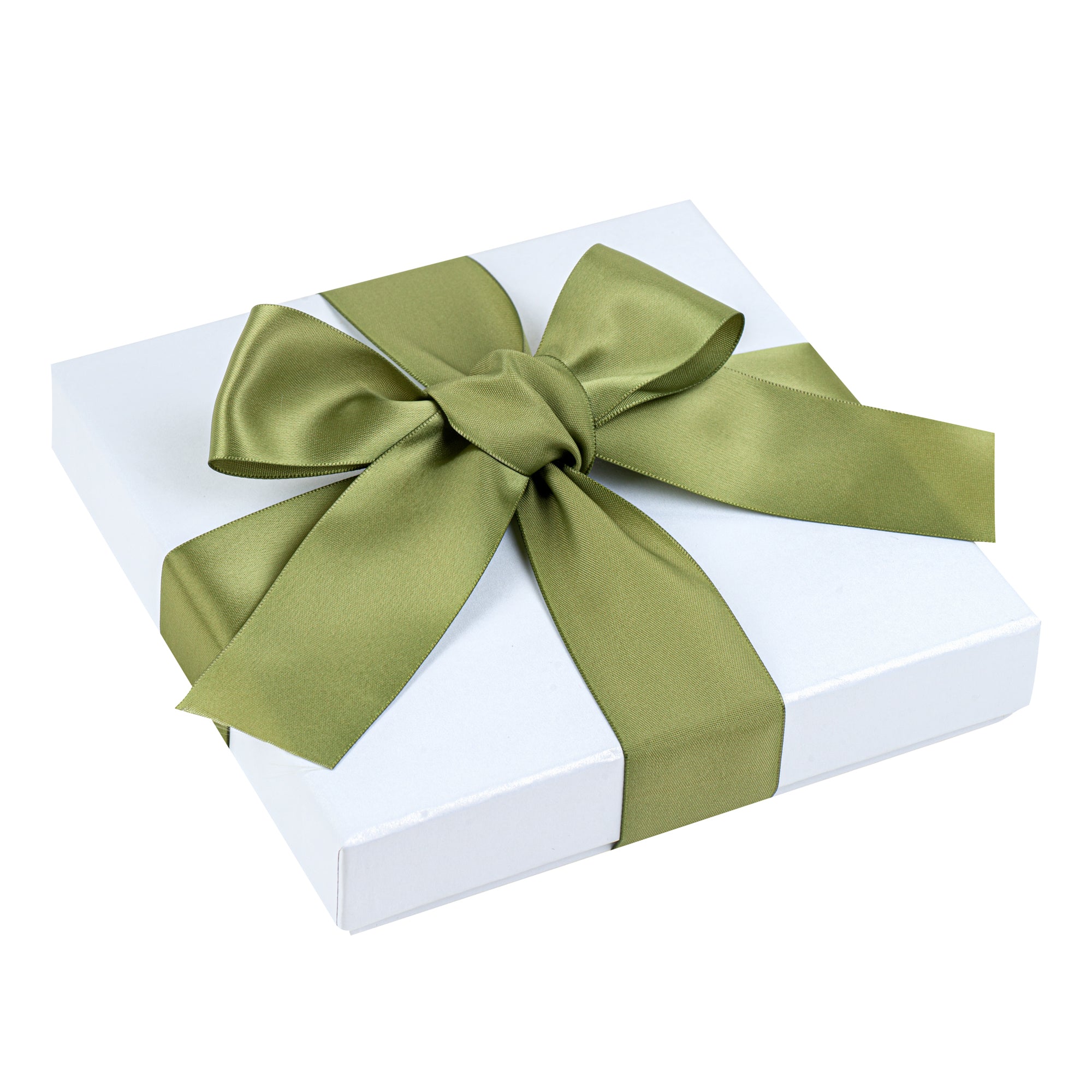 Gift Tek Spring Moss Green Polyester Satin Ribbon - Single Face - 1 1/2" x 10 yds - 1 count box