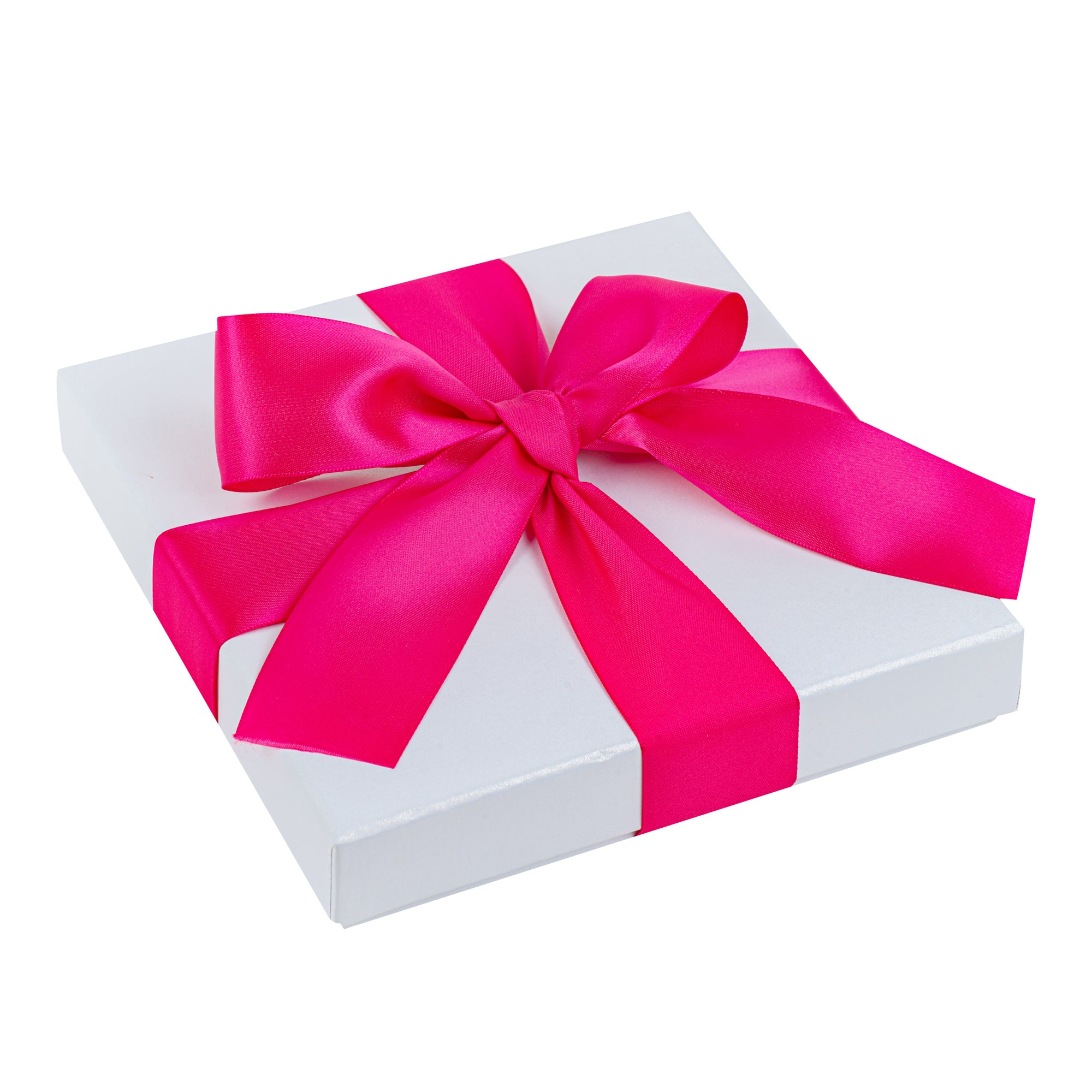 Gift Tek Shocking Pink Polyester Satin Ribbon - Single Face - 1 1/2" x 10 yds - 1 count box