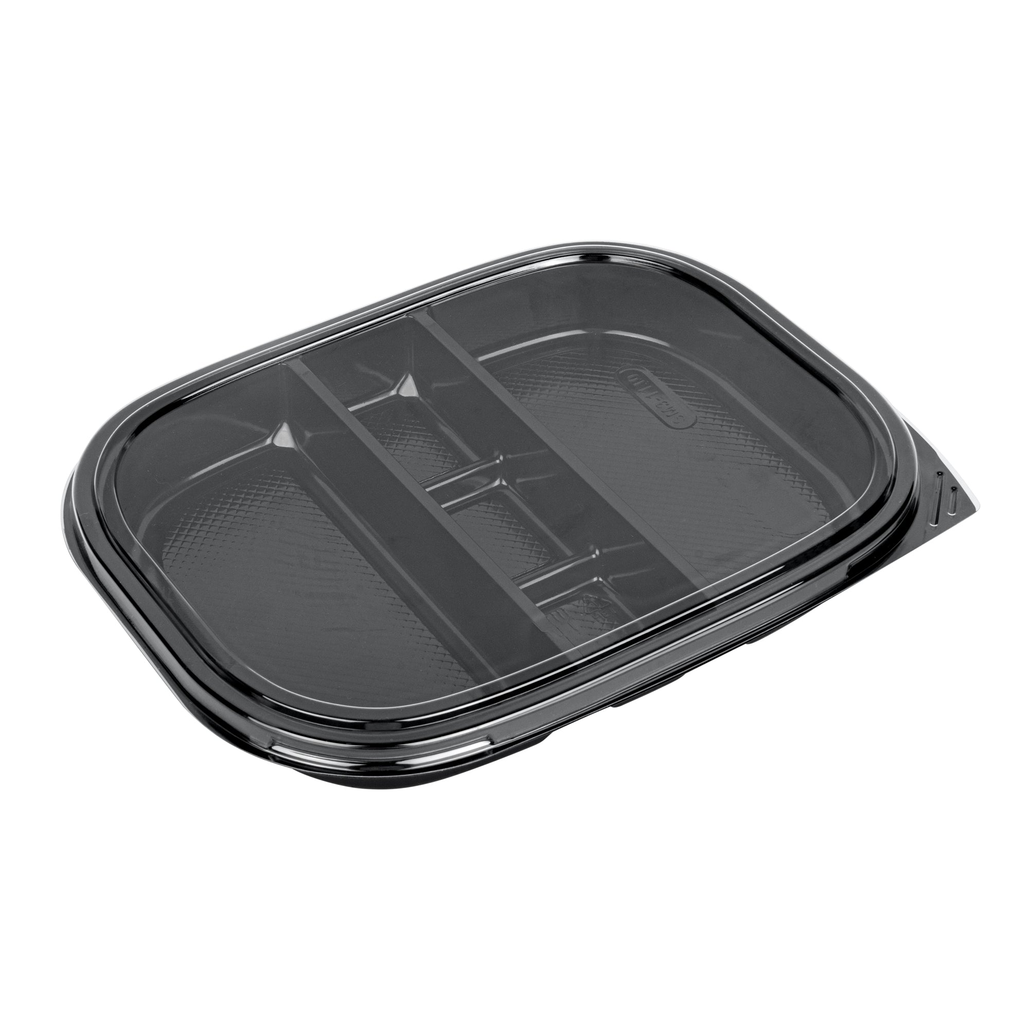 Bento Tek Rectangle Clear Plastic Lid - Fits 51 oz Bento Box - 100 count box