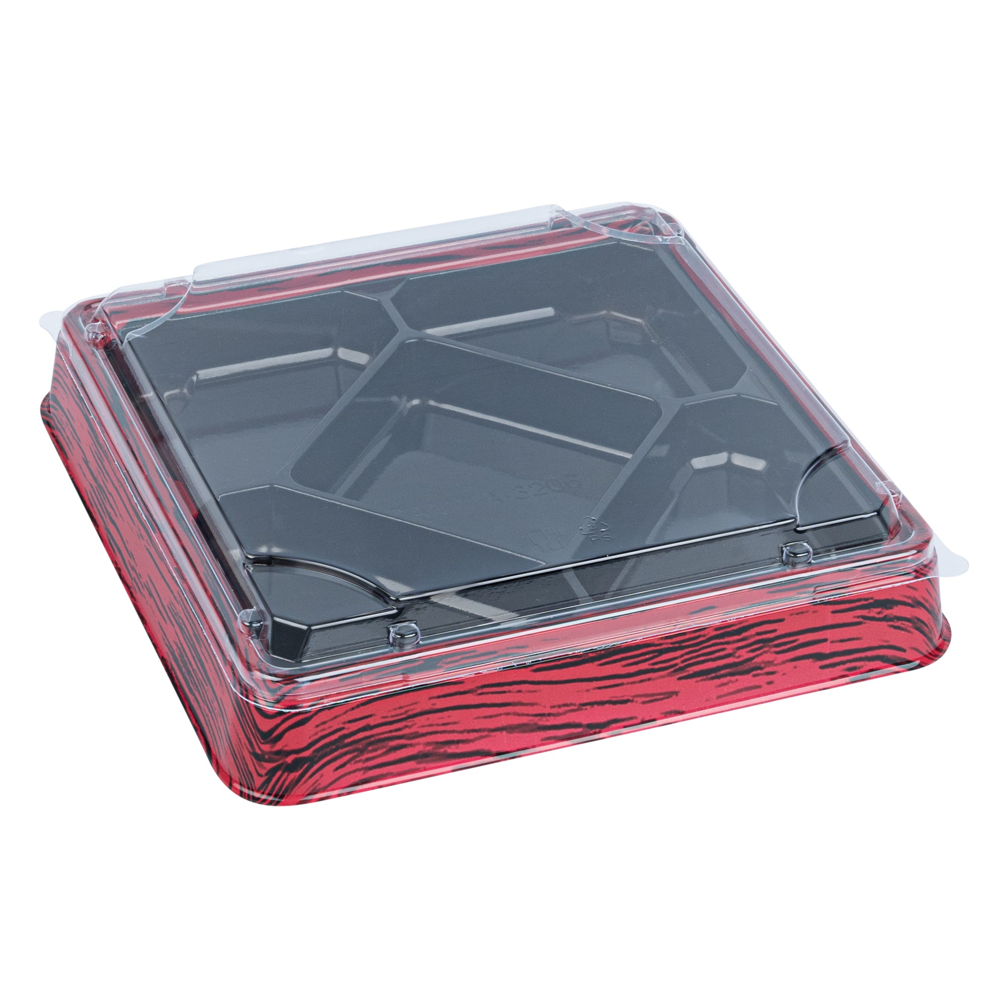 Bento Tek Square Clear Plastic Lid - Fits 19 oz Bento Box - 100 count box