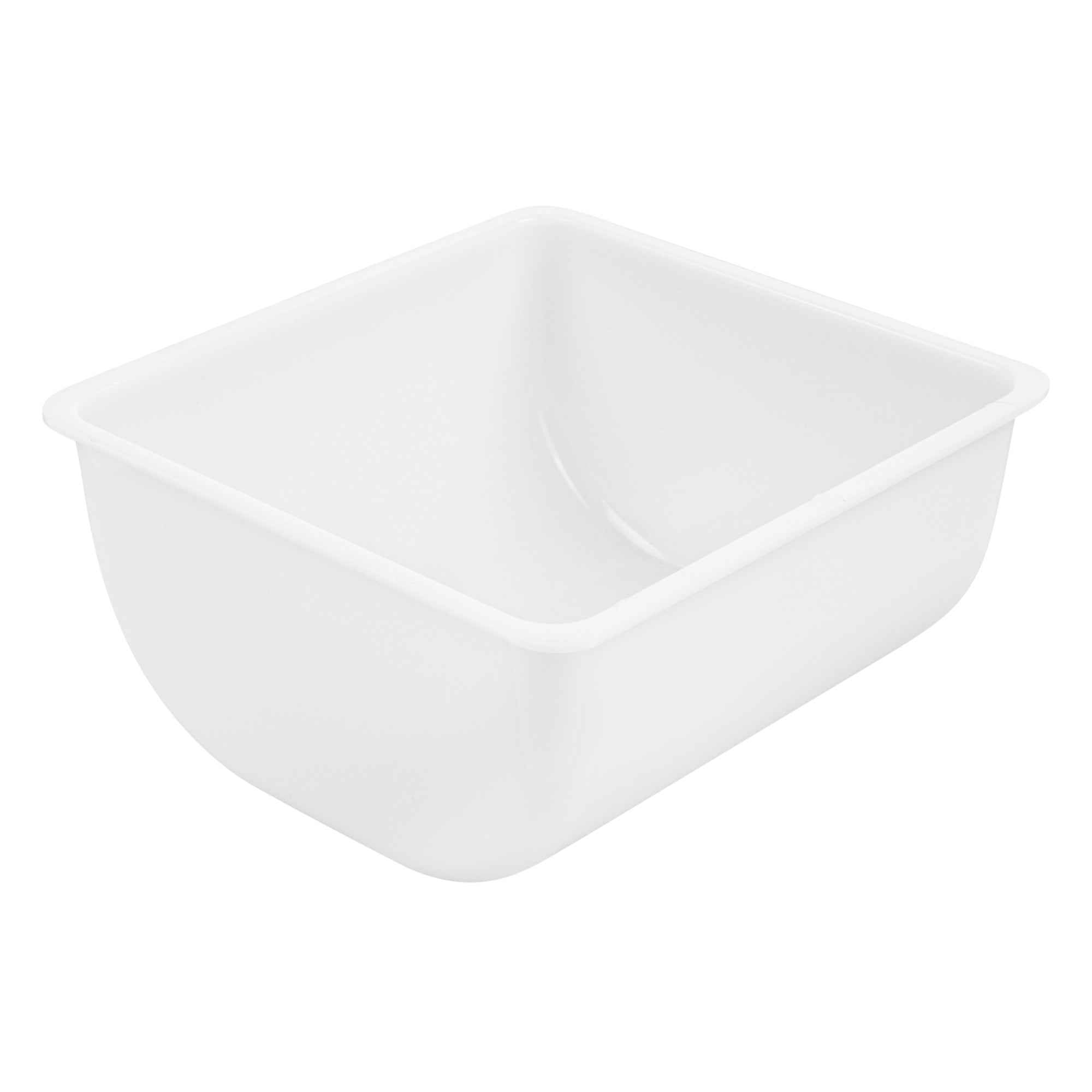 Bar Lux 1 Qt White Plastic Insert - Fits 3-Compartment Condiment Caddy - 1 count box