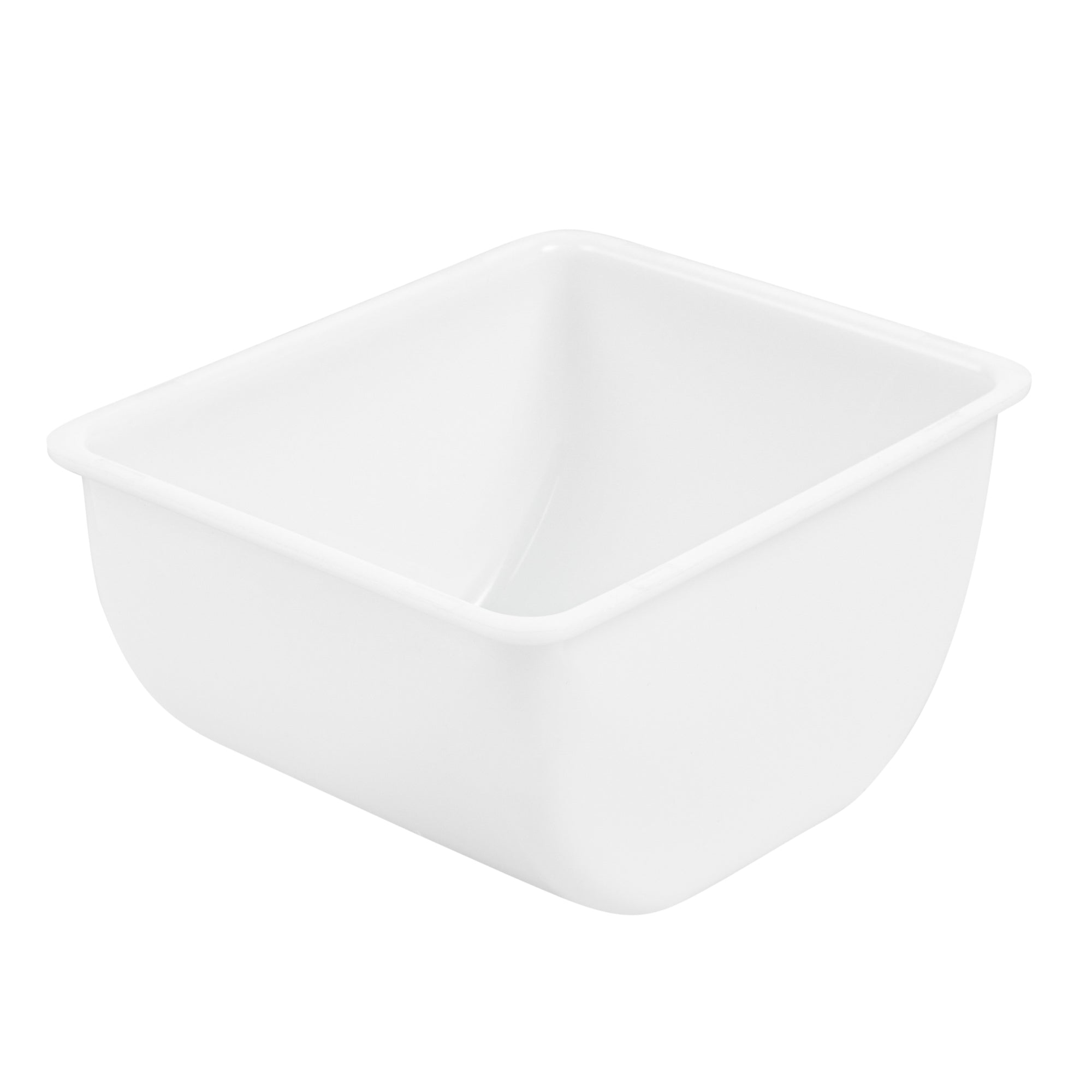 Bar Lux 1.5 Pint White Plastic Insert - Fits 4-Compartment Condiment Caddy - 4 count box