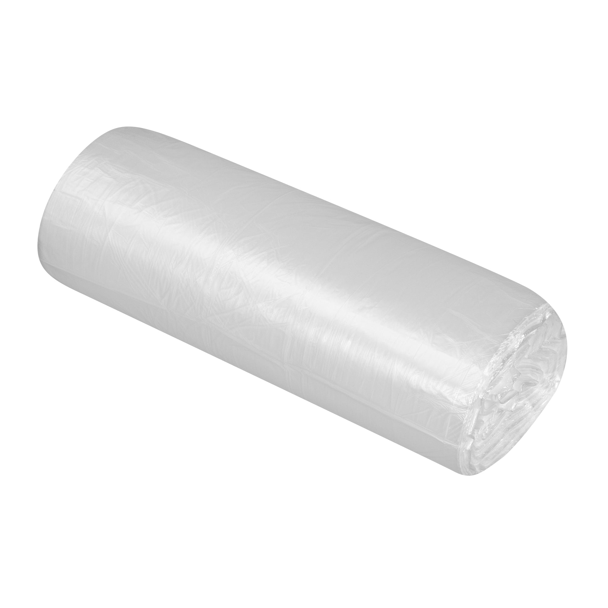 RW Clean 45 gal Clear Plastic Trash Can Liner - Light-Duty, 1 mil - 40" x 46" - 100 count box