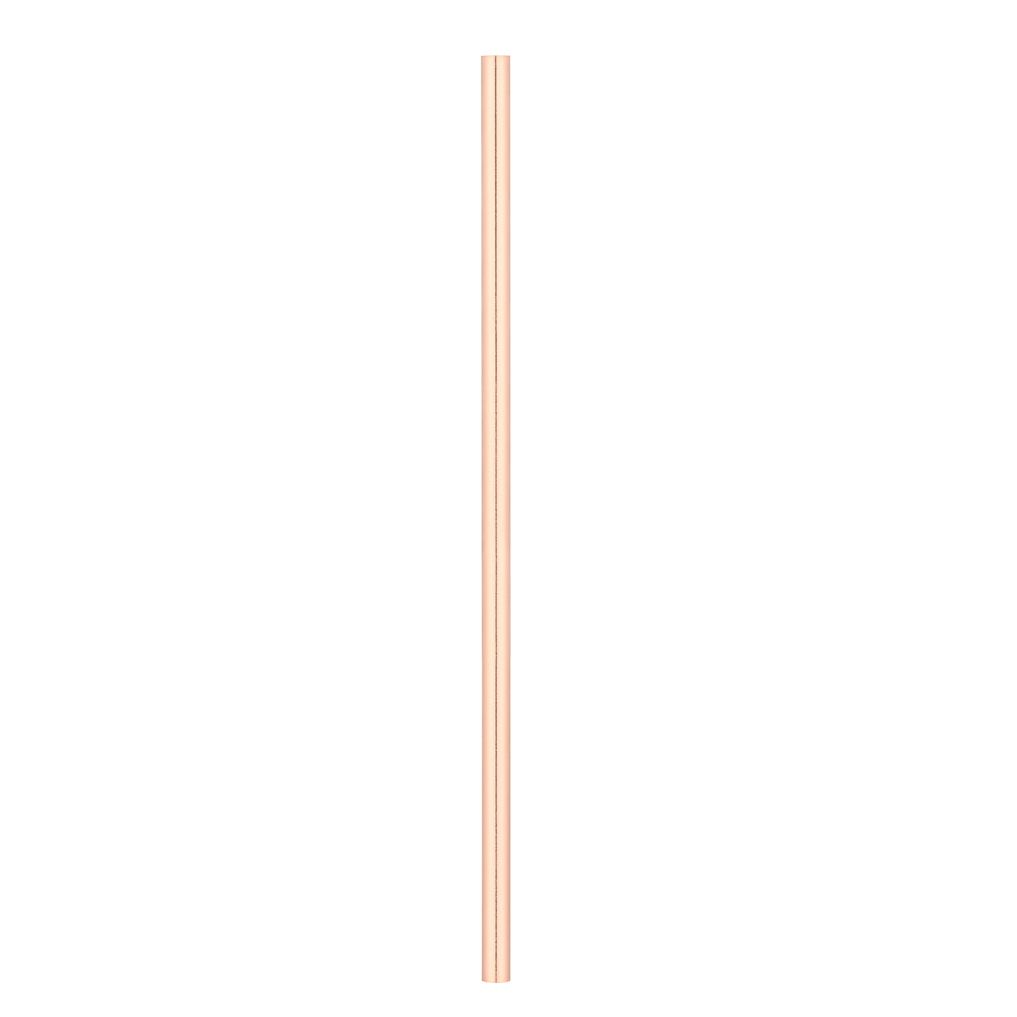 Bar Lux Copper-Plated Stainless Steel Straw - 5" - 2 count box