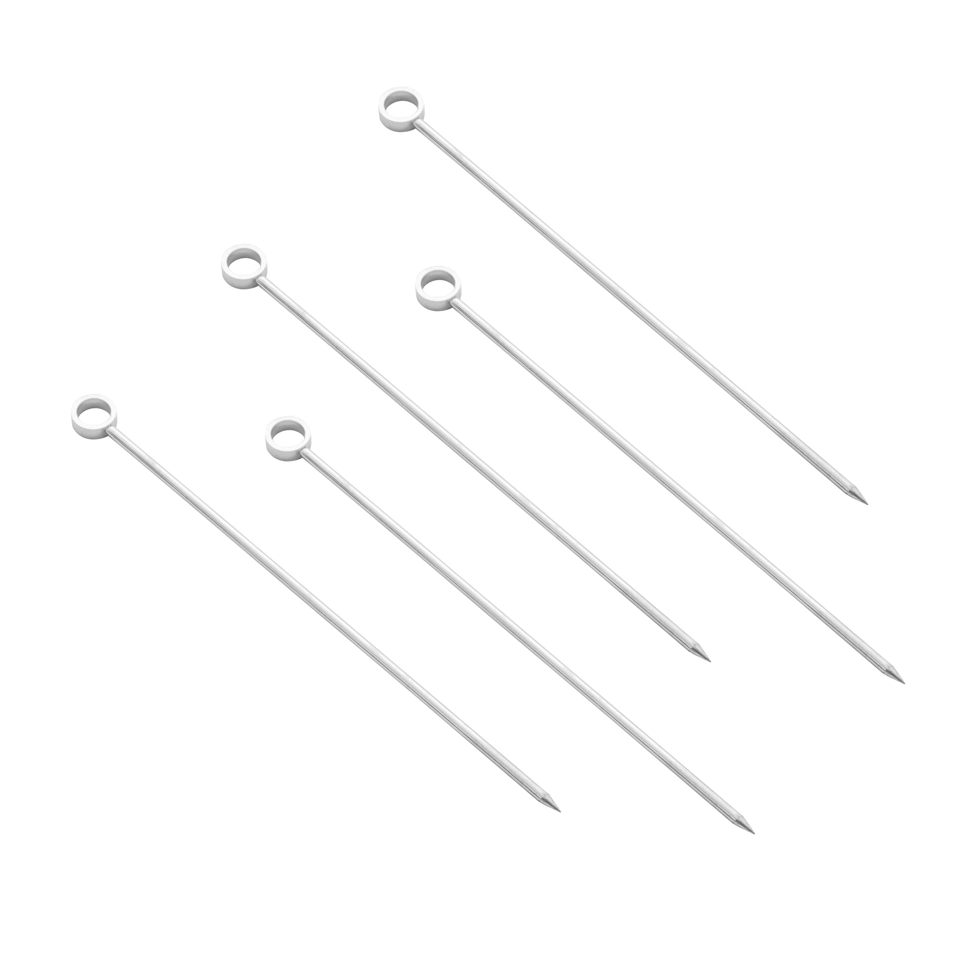 Bar Lux Stainless Steel Cocktail Pick - 4 1/2" - 10 count box