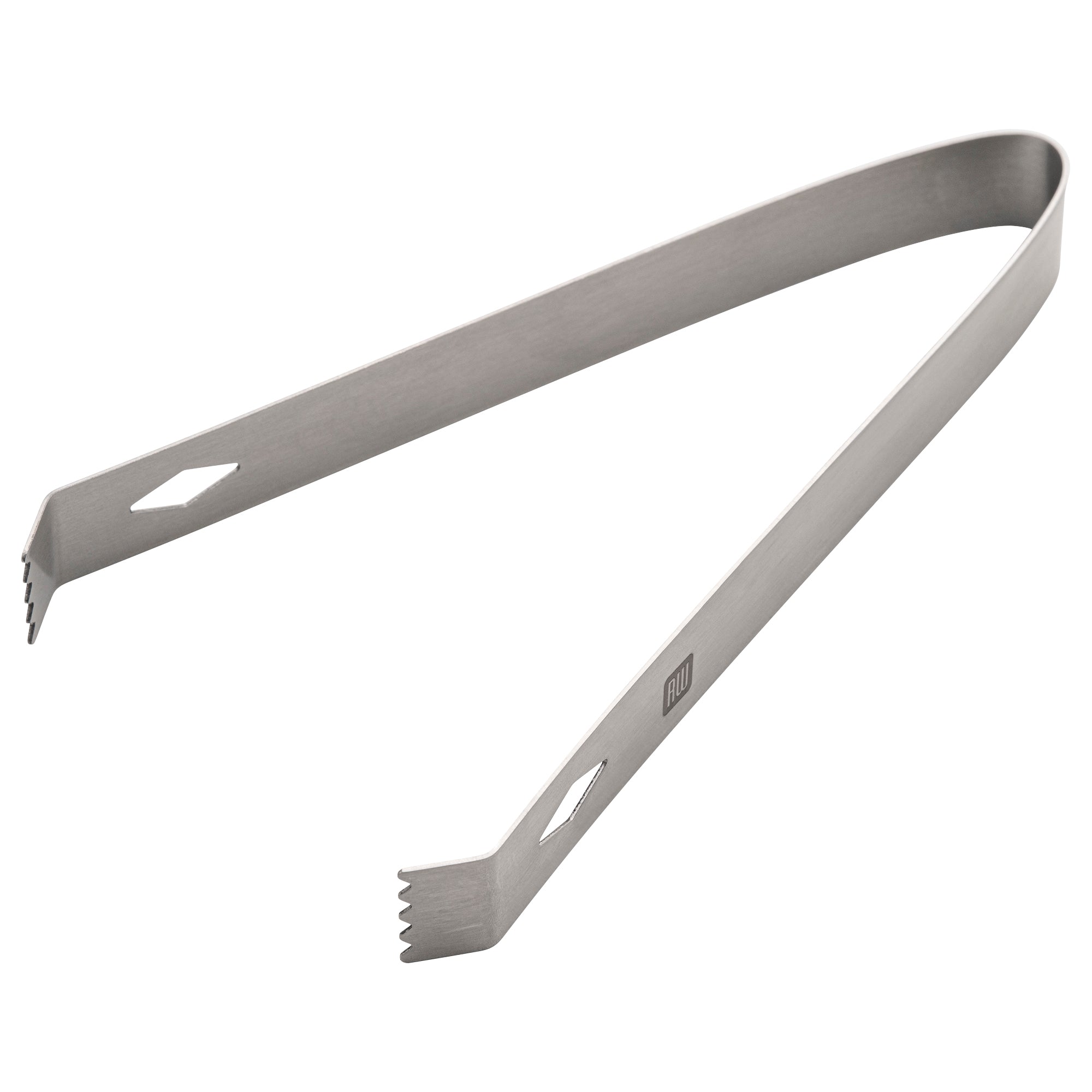 Bar Lux Stainless Steel Ice Tongs - 6 1/4" x 2 1/2" x 3/4" - 1 count box