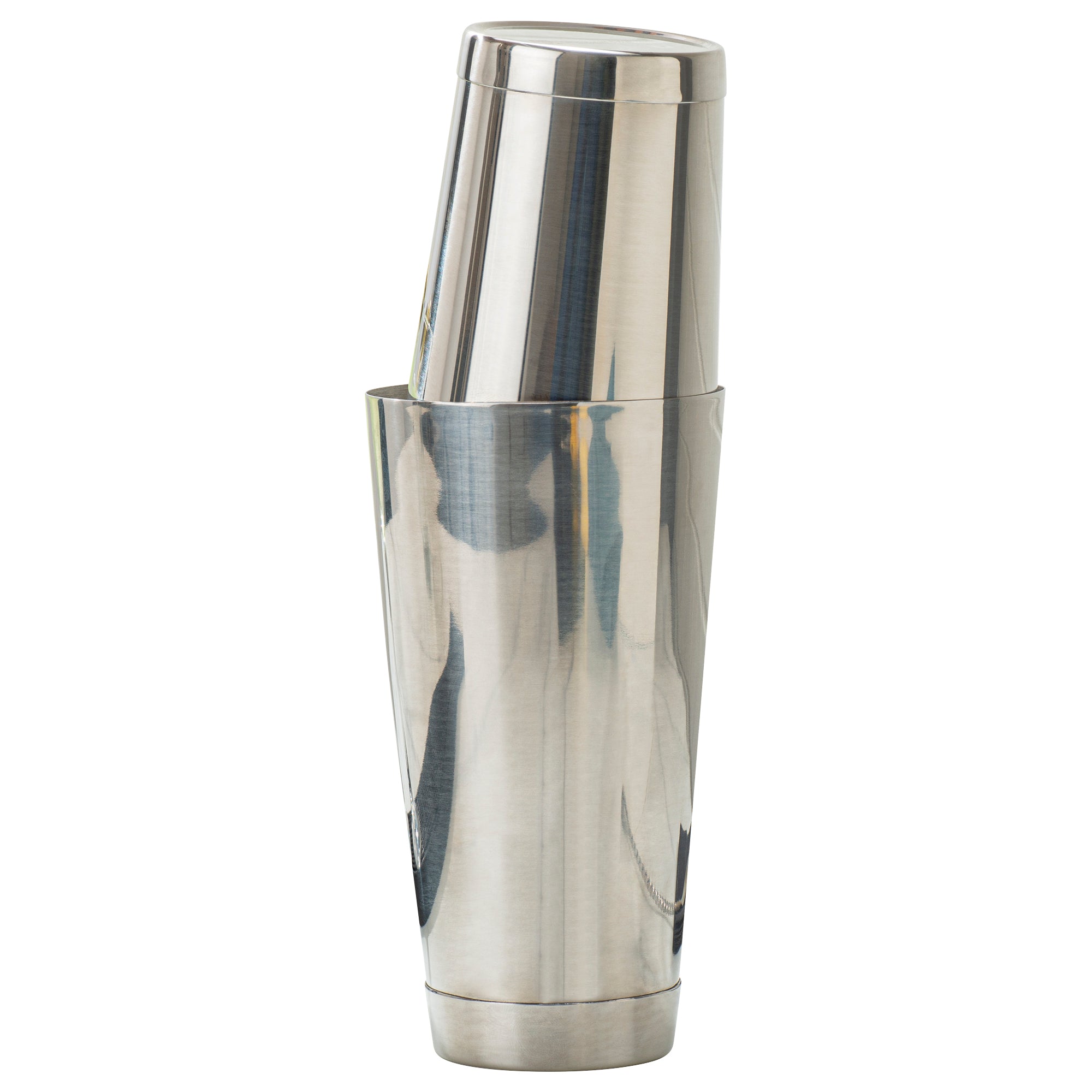 Bar Lux 16 oz Stainless Steel Boston Shaker - Weighted, Mirrored Finish - 3 1/4" x 3 1/4" x 4" - 1 count box