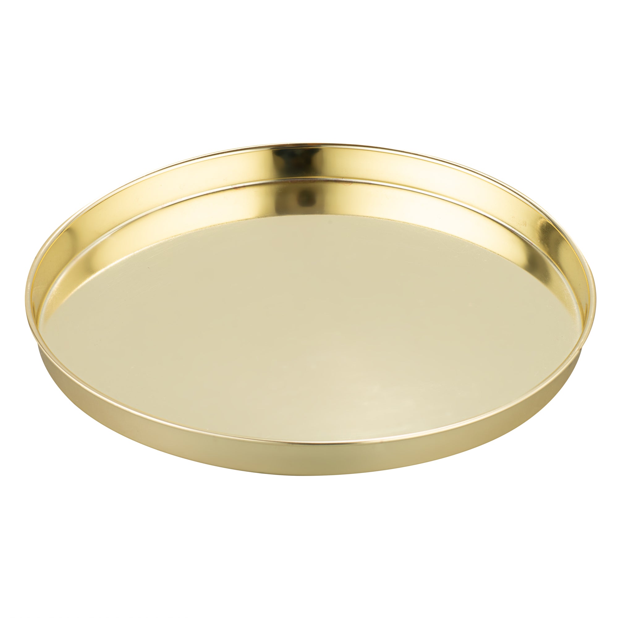 Bar Lux Gold-Plated Stainless Steel Serving Tray - 12 1/2" x 12 1/2" x 1" - 1 count box