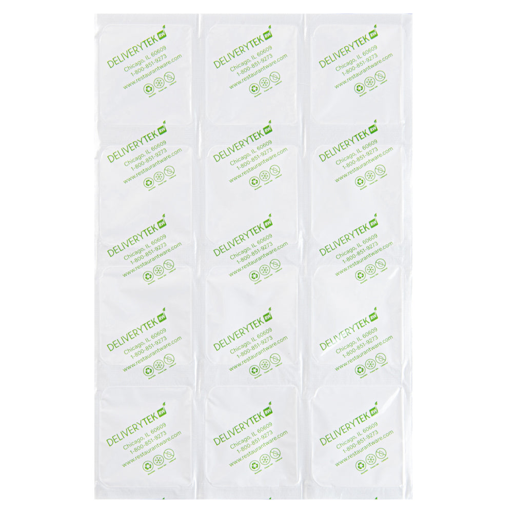 Delivery Tek Plastic Shipping Ice Pack - 3 x 4 Cells - 11 1/2" x 7 3/4" - 10 count box