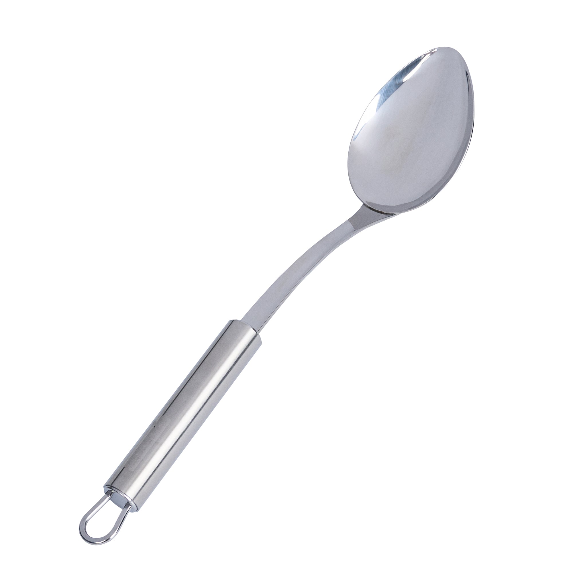 German Standard Stainless Steel Serving Spoon - Solid - 12 1/4'' - 1 count box