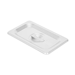 Kitchen Tek Stainless Steel Lid - Fits 1/9 Size Steam Table Pan - 12 count box