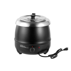 Hi Tek 11 qt Black Stainless Steel Soup Kettle Warmer - 120V, 400W - 1 count box