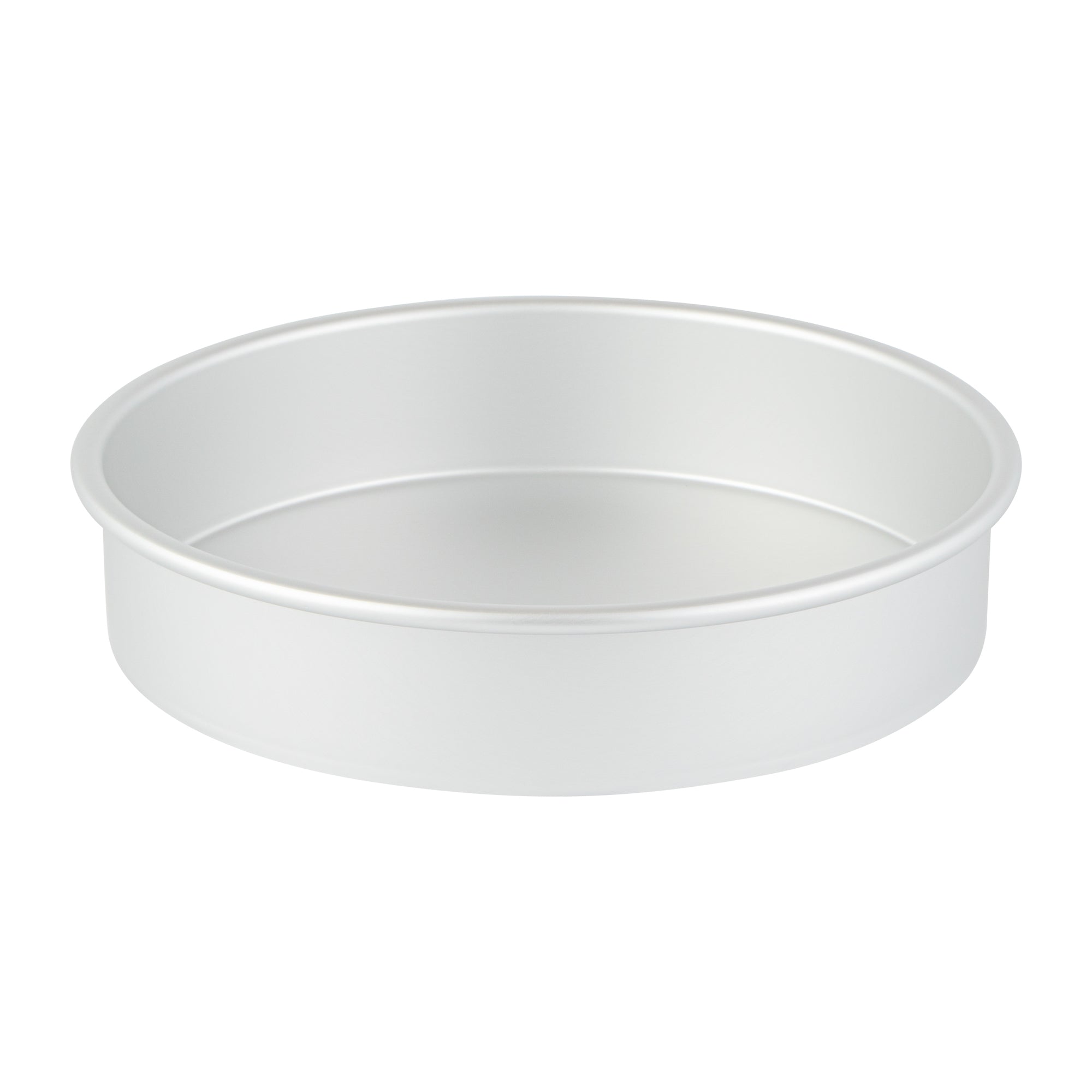 Met Lux Round Aluminum Straight-Sided Cake Pan - 9" x 9" x 2" - 1 count box