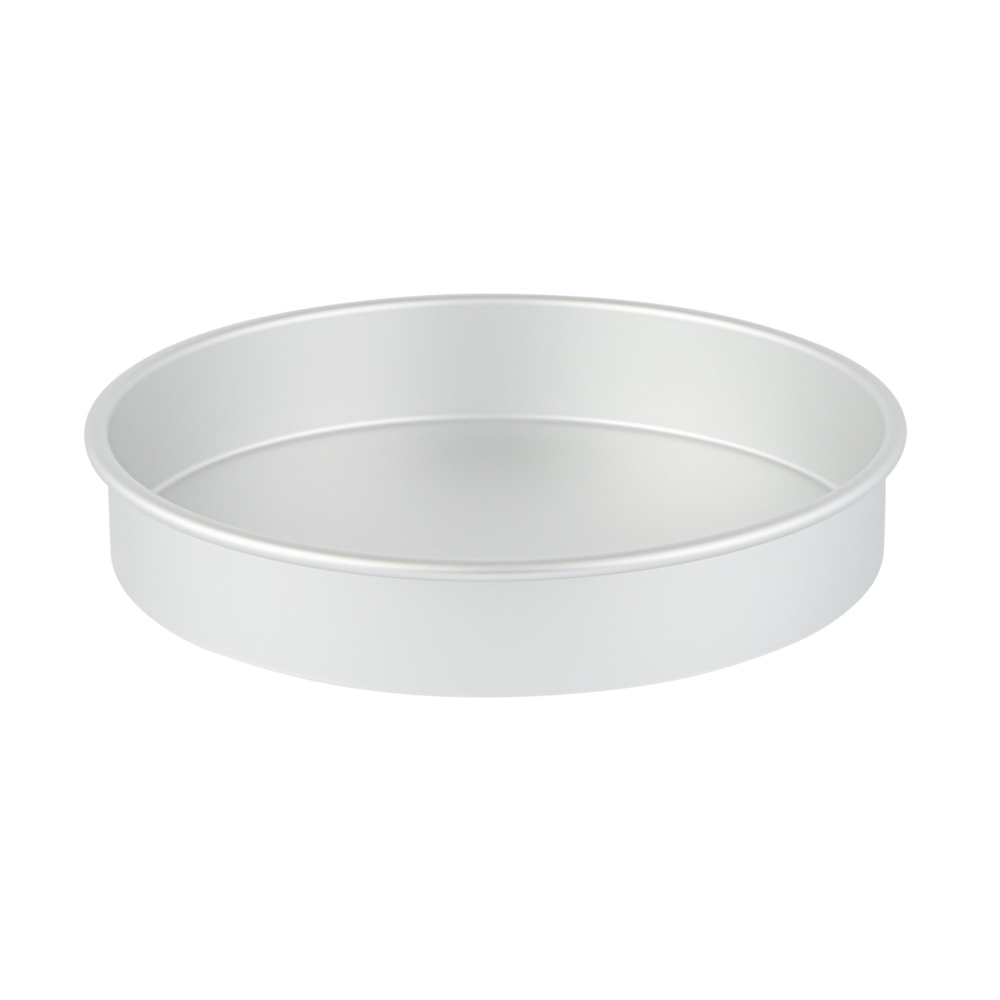 Met Lux Round Aluminum Straight-Sided Cake Pan - 11" x 11" x 2" - 1 count box