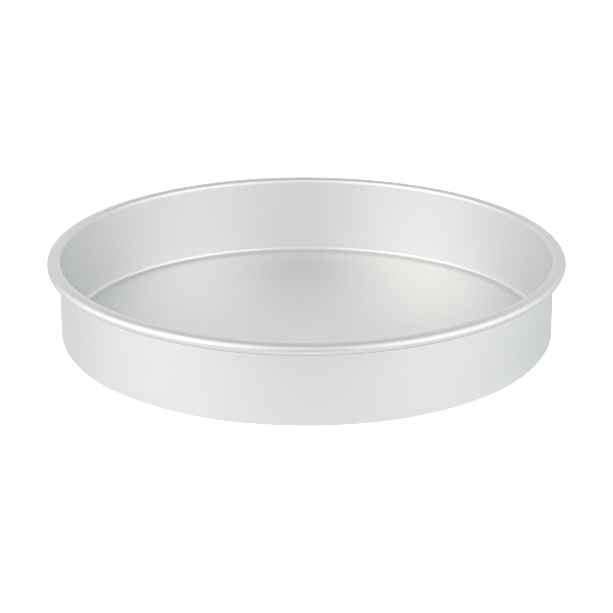 Met Lux Round Aluminum Straight-Sided Cake Pan - 12" x 12" x 2" - 1 count box