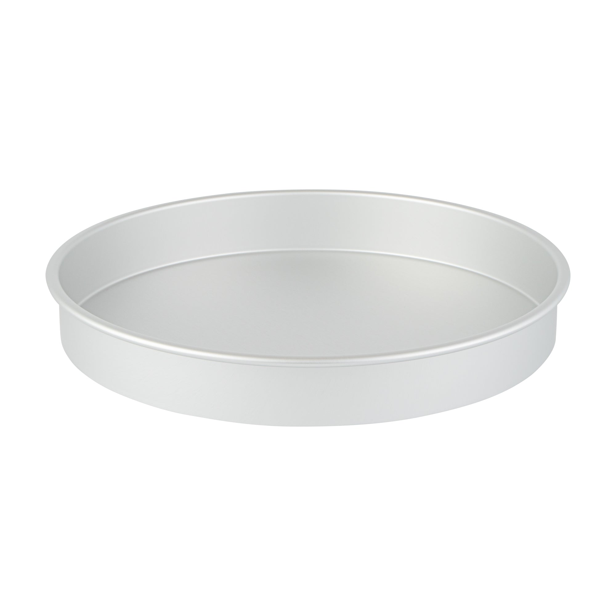 Met Lux Round Aluminum Straight-Sided Cake Pan - 14" x 14" x 2" - 1 count box