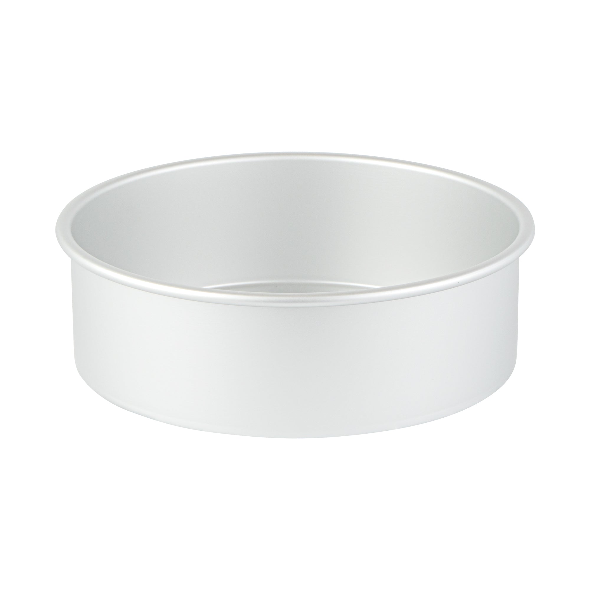 Met Lux Round Aluminum Straight-Sided Cake Pan - 9" x 9" x 3" - 1 count box