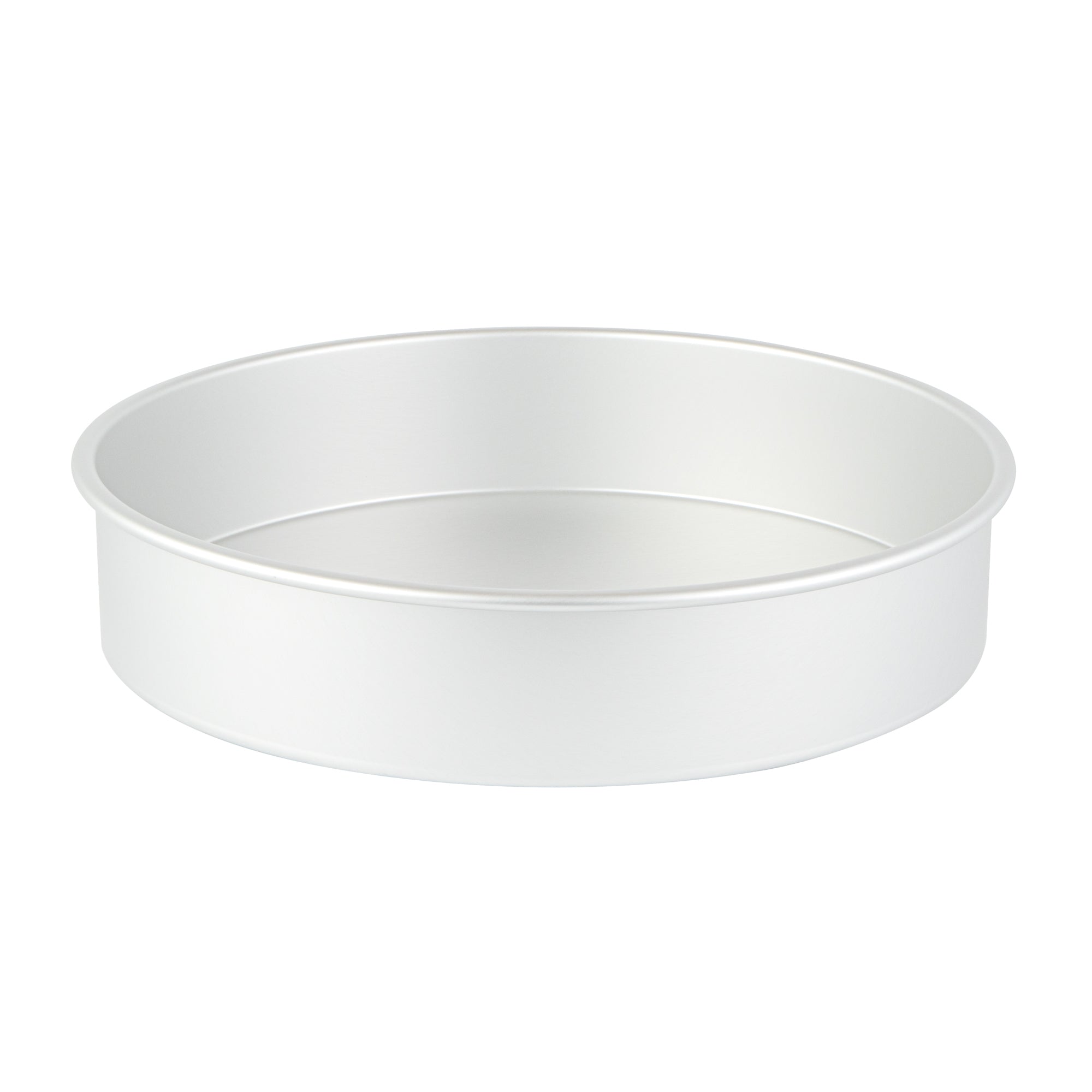 Met Lux Round Aluminum Straight-Sided Cake Pan - 14" x 14" x 3" - 1 count box