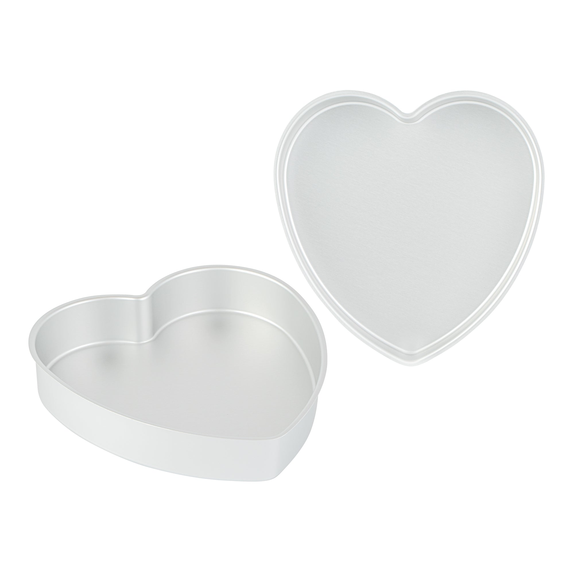 Met Lux Heart Aluminum Cake Pan - 10" x 10" x 2" - 1 count box